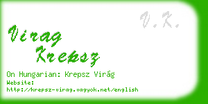 virag krepsz business card